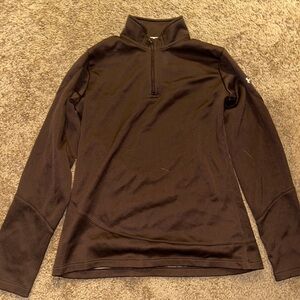 Under Armour Black and Gray ColdGear Pullover